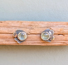 Load image into Gallery viewer, Green Kyanite Forest Floor Earrings