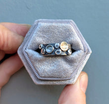 Load image into Gallery viewer, Watermelon Tourmaline Barnacle Band - size 9.75