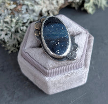 Load image into Gallery viewer, Dark Skies Statement Ring ✨ - size 7