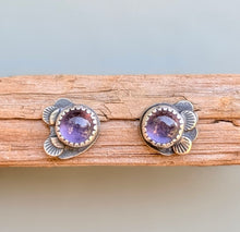 Load image into Gallery viewer, Amethyst Forest Floor Earrings