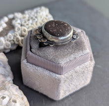 Load image into Gallery viewer, Beach Stone Statement Ring - size 8.75