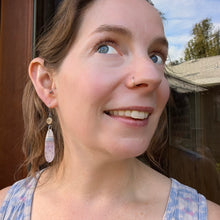 Load image into Gallery viewer, Amethyst Spiral Earrings