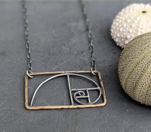 Load image into Gallery viewer, Fibonacci Spiral Necklace