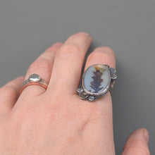 Load image into Gallery viewer, Dendritic Agate Ring - size 8.5