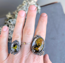 Load image into Gallery viewer, Lichen Forest Ring - size 6.5