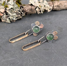 Load image into Gallery viewer, Serpentine Forest Floor Earrings