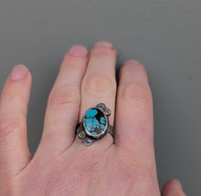 Load image into Gallery viewer, Turquoise Forest Ring - size 6.5