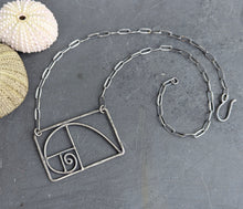 Load image into Gallery viewer, Fibonacci Spiral Necklace