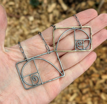 Load image into Gallery viewer, Fibonacci Spiral Necklace