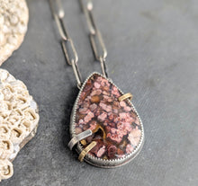 Load image into Gallery viewer, SALE - Opalized Wood Specimen Necklace