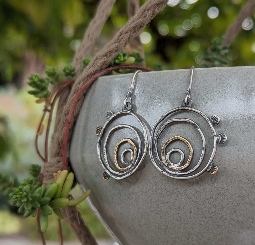 Tree Ring Earrings (small)