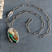 Load image into Gallery viewer, Opalized Wood Shorebreak Necklace
