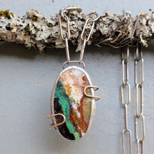 Load image into Gallery viewer, Opalized Wood Shorebreak Necklace
