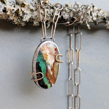 Load image into Gallery viewer, Opalized Wood Shorebreak Necklace
