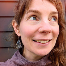 Load image into Gallery viewer, Moss Agate Forest Earrings
