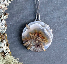 Load image into Gallery viewer, Moss Agate Slice Necklace
