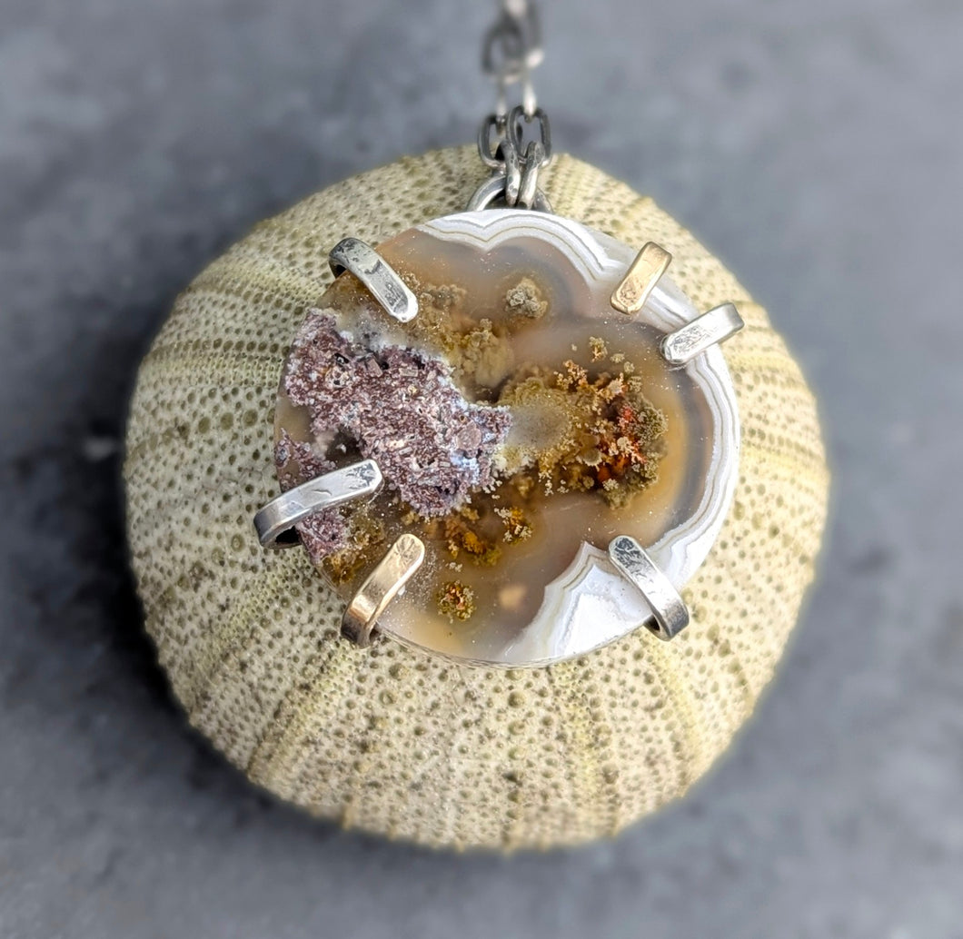 Agate Slice Necklace