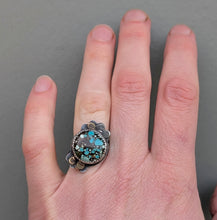 Load image into Gallery viewer, Turquoise Forest Ring - size 6.5
