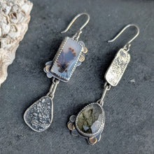 Load image into Gallery viewer, Dendritic Agate and Prehnite Asymmetricals
