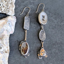 Load image into Gallery viewer, Dendritic Agate Tidepool Asymmetricals
