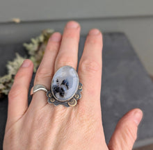 Load image into Gallery viewer, Dendritic Opal Ring - size 10.5
