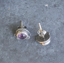 Load image into Gallery viewer, Amethyst Forest Floor Earrings
