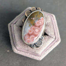Load image into Gallery viewer, Ocean Jasper Bloom Ring - size 7.25
