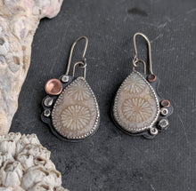 Load image into Gallery viewer, Coastal Dreams Barnacle Earrings
