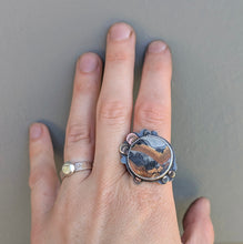 Load image into Gallery viewer, Maligano Jasper Statement Ring - size 8
