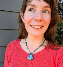 Load image into Gallery viewer, Opalized Wood Forest Collar Necklace
