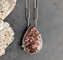 Load image into Gallery viewer, Opalized Wood Specimen Necklace

