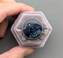 Load image into Gallery viewer, Dark Skies Statement Ring ✨ - size 7
