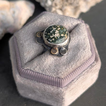Load image into Gallery viewer, Jasper Forest Floor Ring  - size 7
