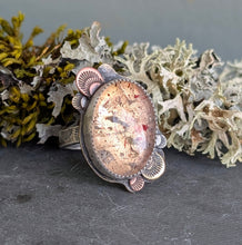 Load image into Gallery viewer, Disco Quartz Forest Floor Ring - size 7.5
