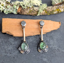 Load image into Gallery viewer, Kyanite Forest Floor Earrings
