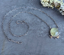 Load image into Gallery viewer, Prehnite Forest Floor Necklace
