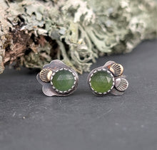 Load image into Gallery viewer, Serpentine Forest Floor Earrings
