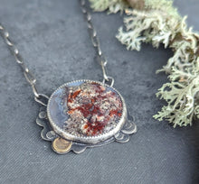 Load image into Gallery viewer, Red Moss Agate Forest Floor Necklace
