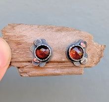 Load image into Gallery viewer, Garnet Forest Floor Earrings
