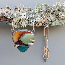Load image into Gallery viewer, Opalized Wood Specimen Necklace

