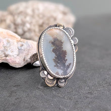 Load image into Gallery viewer, Dendritic Agate Ring - size 8.5
