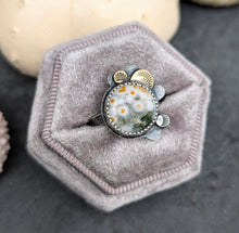 Load image into Gallery viewer, Ocean Jasper Forest Floor Ring  - size 9
