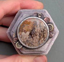 Load image into Gallery viewer, Agate Forest Floor Ring - size 8
