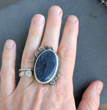 Load image into Gallery viewer, Dark Skies Statement Ring ✨ - size 9
