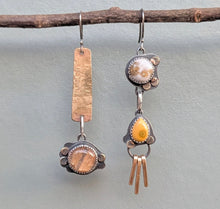 Load image into Gallery viewer, Golden Quartz and Jasper Asymmetricals

