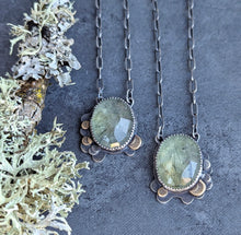 Load image into Gallery viewer, Prehnite Forest Floor Necklace
