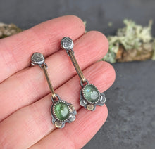 Load image into Gallery viewer, Kyanite Forest Floor Earrings
