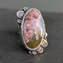 Load image into Gallery viewer, Ocean Jasper Bloom Ring - size 7.25

