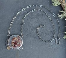 Load image into Gallery viewer, Red Moss Agate Forest Floor Necklace
