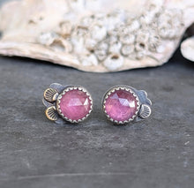 Load image into Gallery viewer, Ruby Forest Floor Earrings
